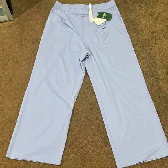 HALARA Sky Blue Relaxed Dress Pants - Picture 1 of 3